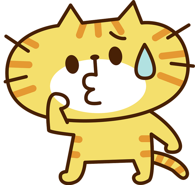 Yellow Cat is troubled