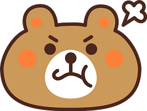 Bear is angry 