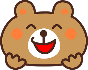 Bear is laughing