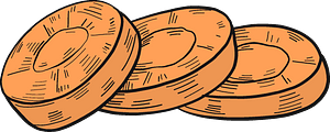 Carrot slices