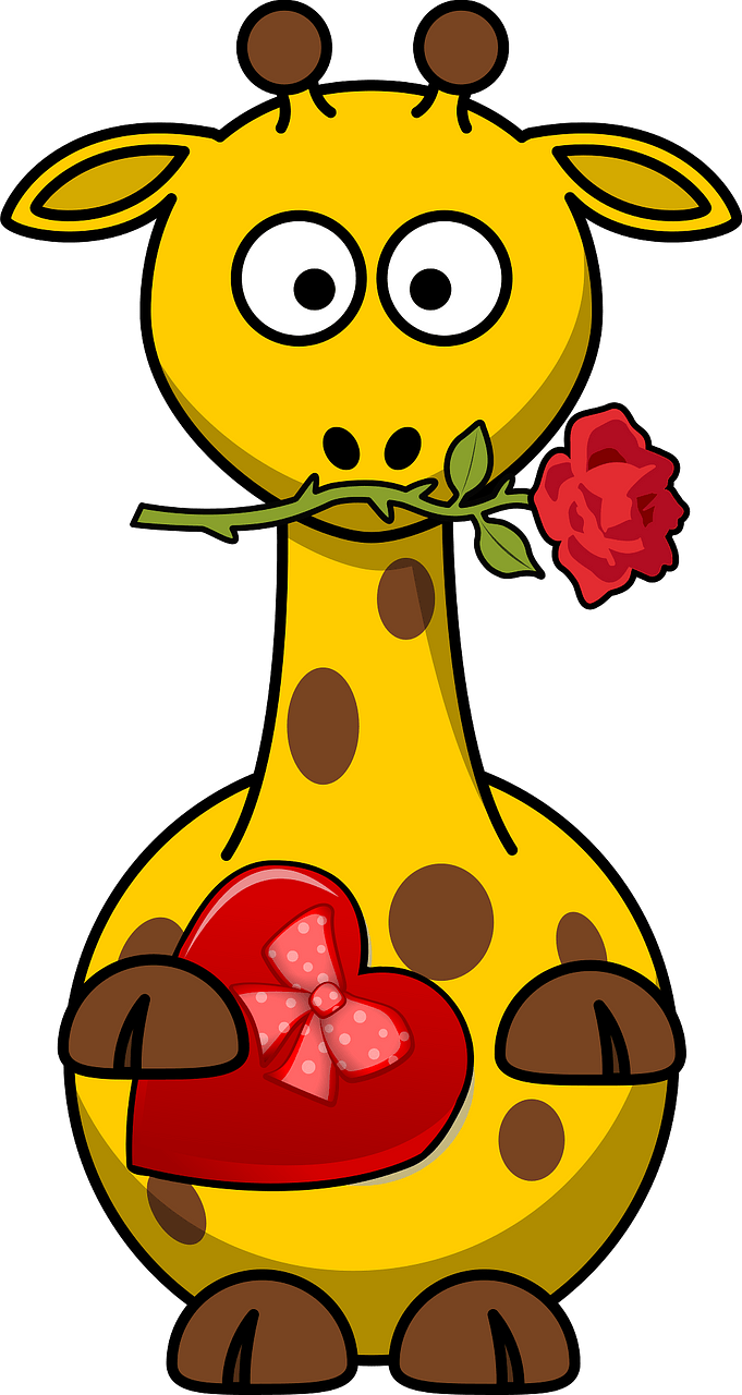 Valentine's Day Giraffe