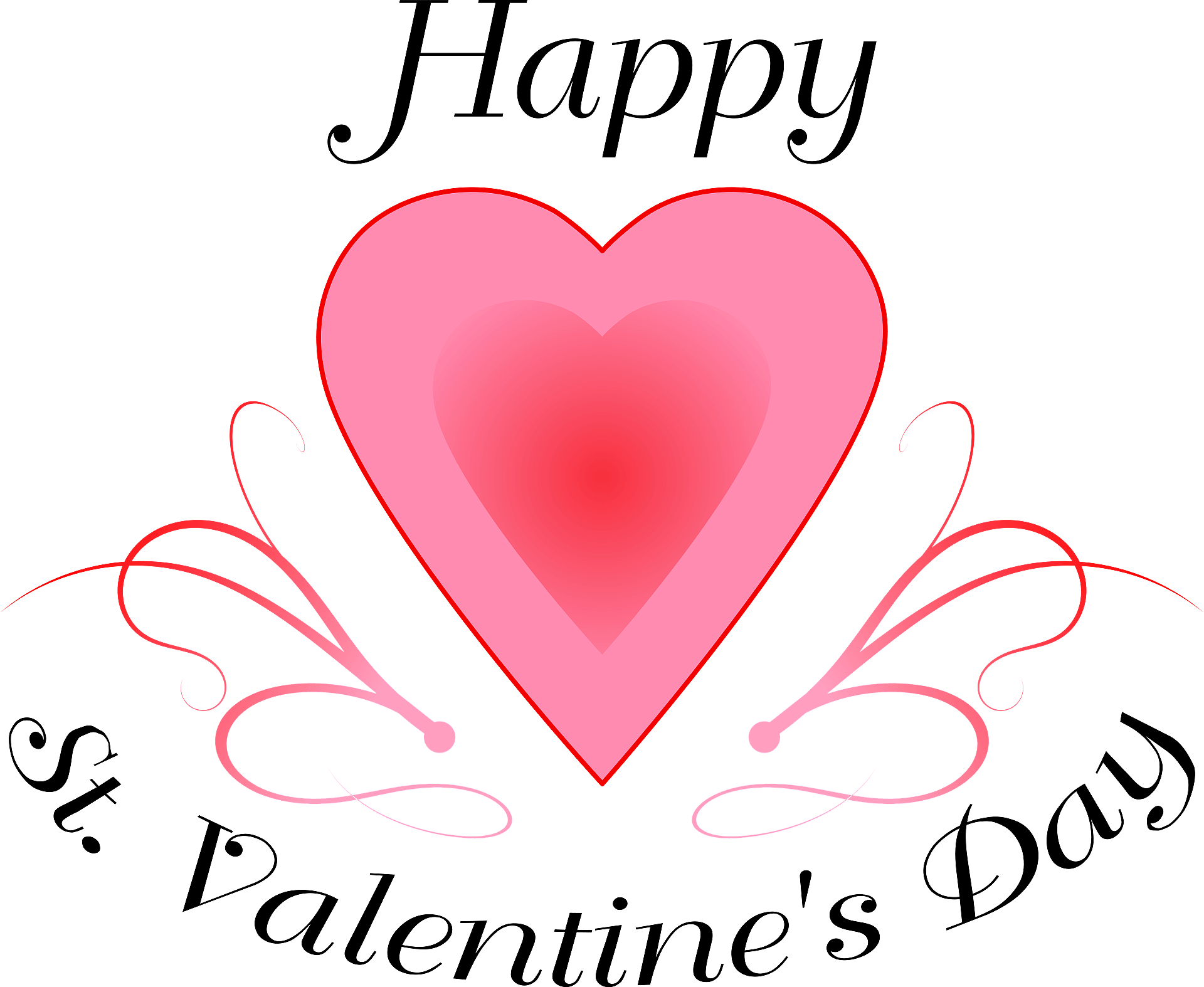 Happy Valentine s Day Free vector clipart images on creazilla