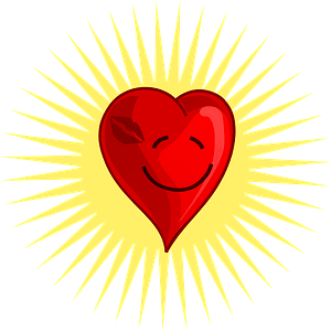 Happy kissed heart