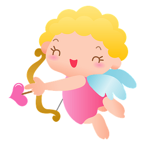 Cupid with Bow and Arrow