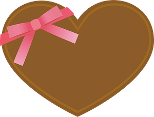 Chocolate Heart for Valentine's Day