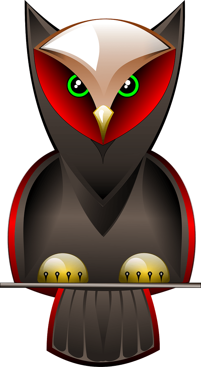 Owl on perch