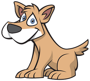 Dog with blue eyes