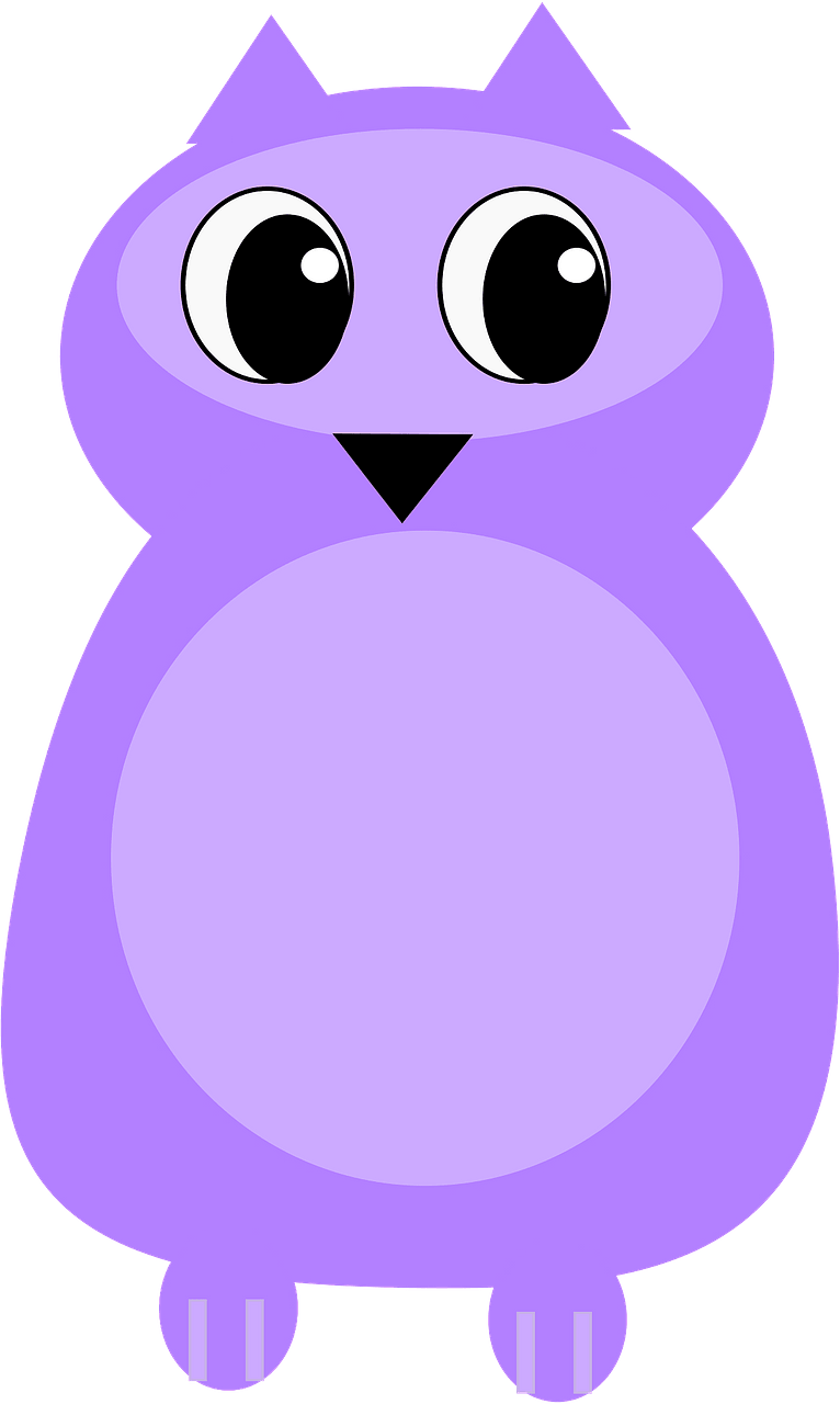 Purple owl