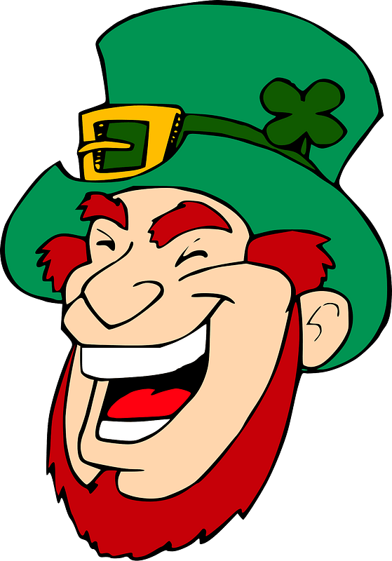 Laughing leprechaun