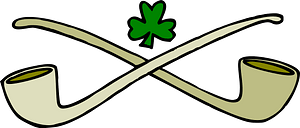 Pipes and shamrock