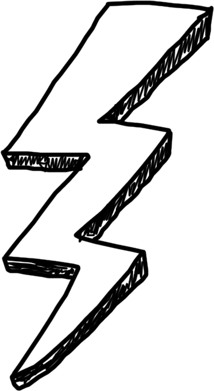 Drawn lightning