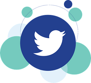 Twitter stylized logo