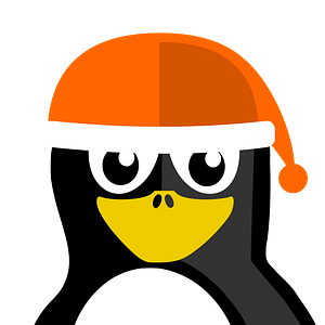 Christmas penguin
