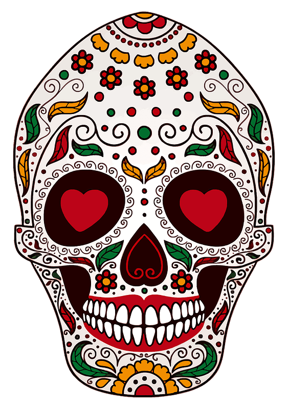 Sugar skull - Free vector clipart images on creazilla.com