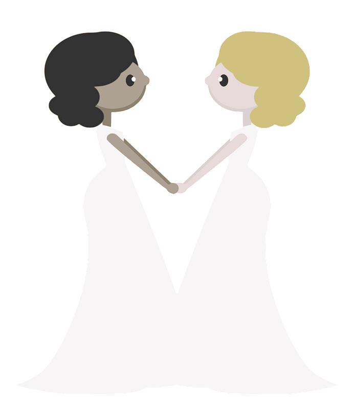 Wedding day brides