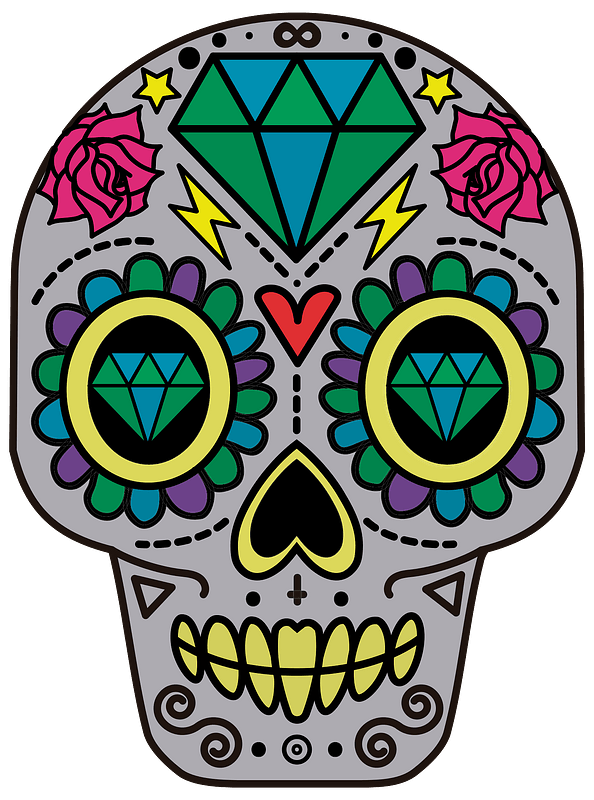 Decorative sugar skull