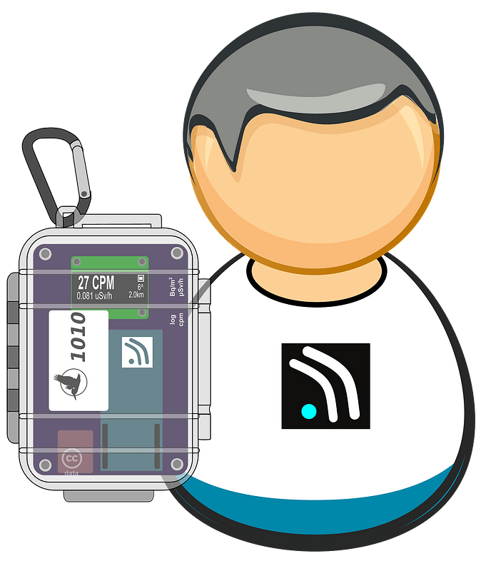 Citizen monitoring - common guy with bgeigie detector