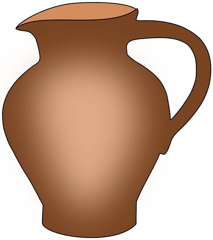 Simple ceramic pot