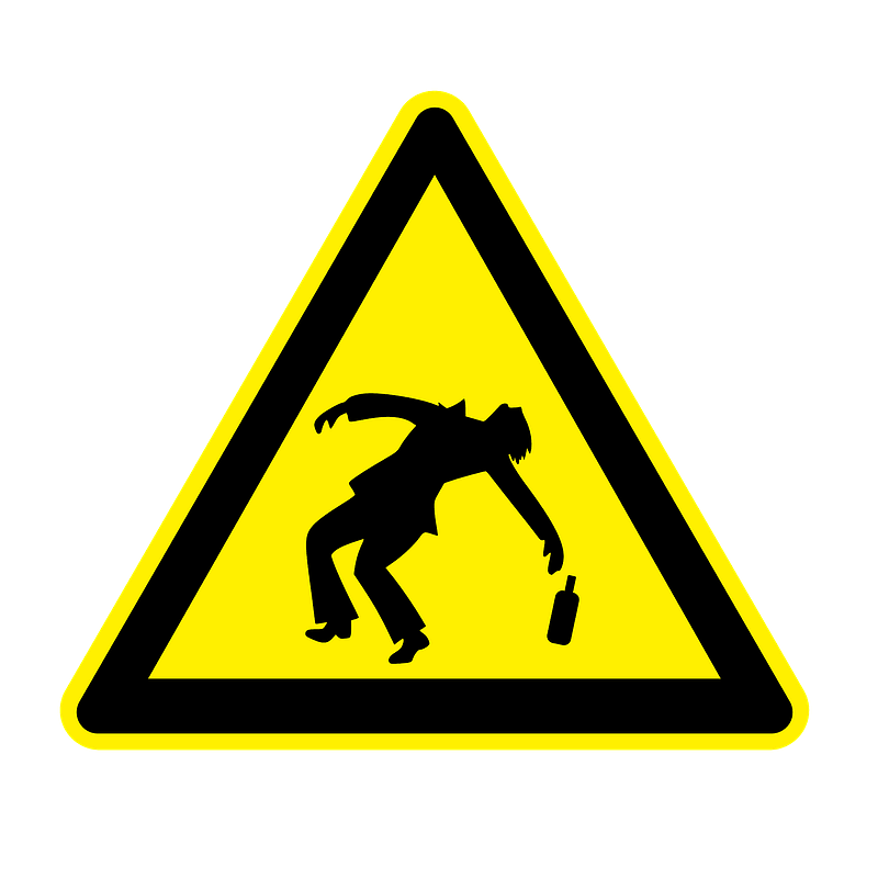 Danger drunken people