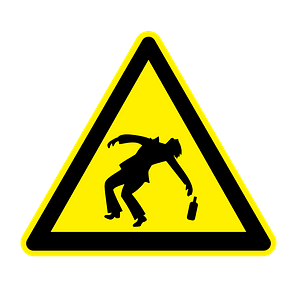 Danger drunken people