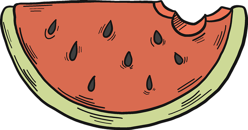 Slice of watermelon