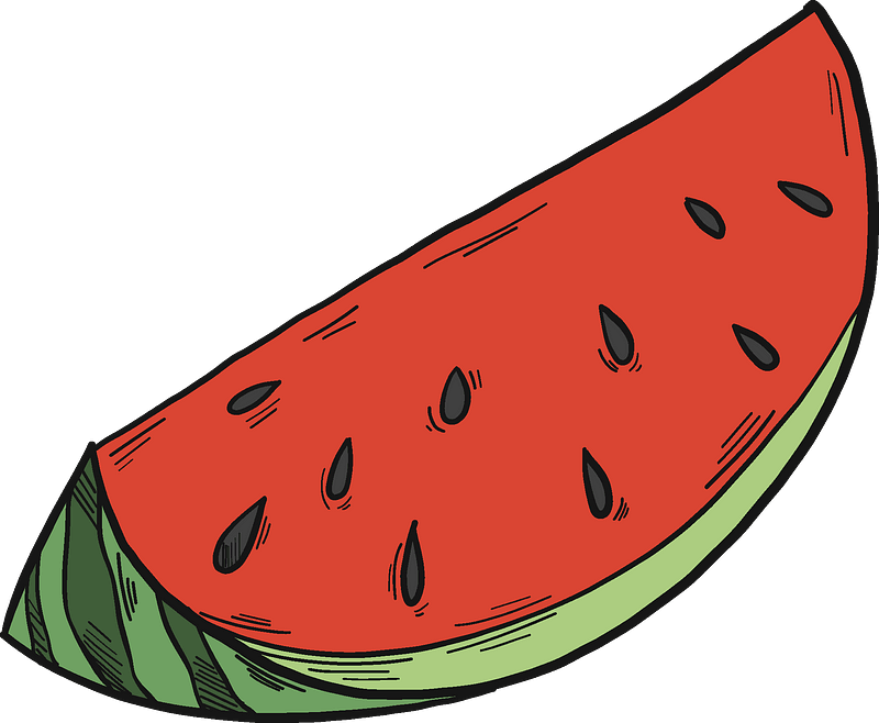 Slice of watermelon