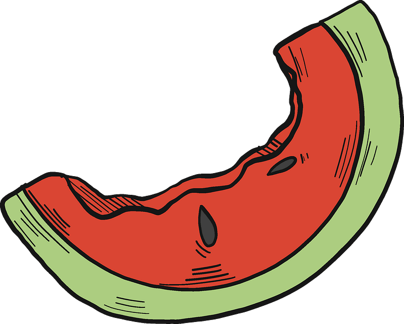 Slice of watermelon
