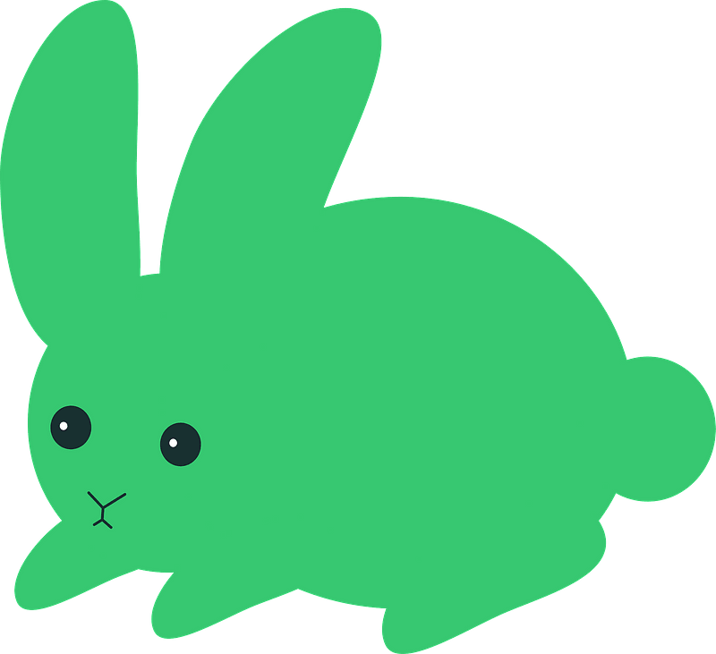 Green rabbit