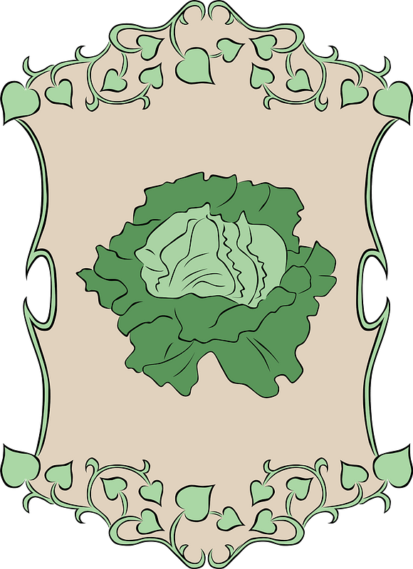 Garden sign lettuce