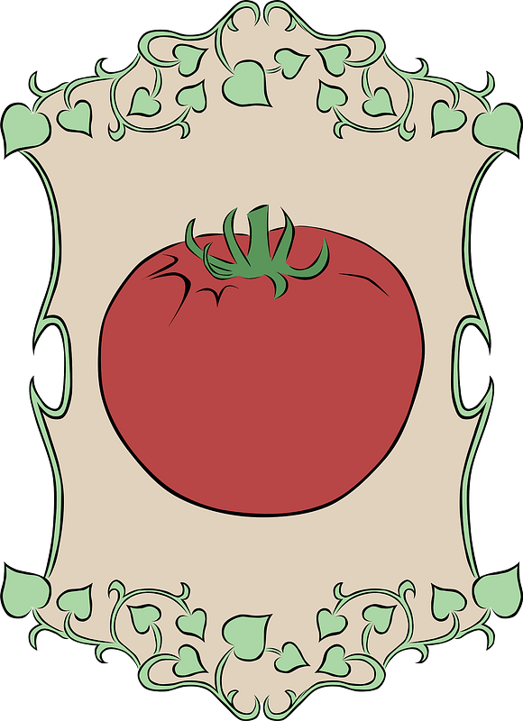 Garden sign - tomato