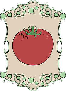 Garden sign - tomato
