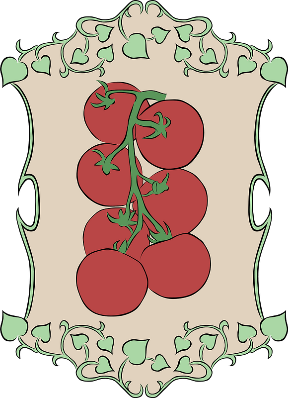 Garden sign - tomatoes