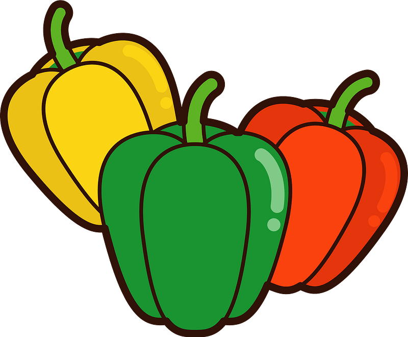 Paprika vegetables