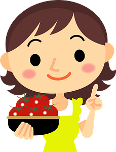Woman Holding a Bowl of Tomatoes