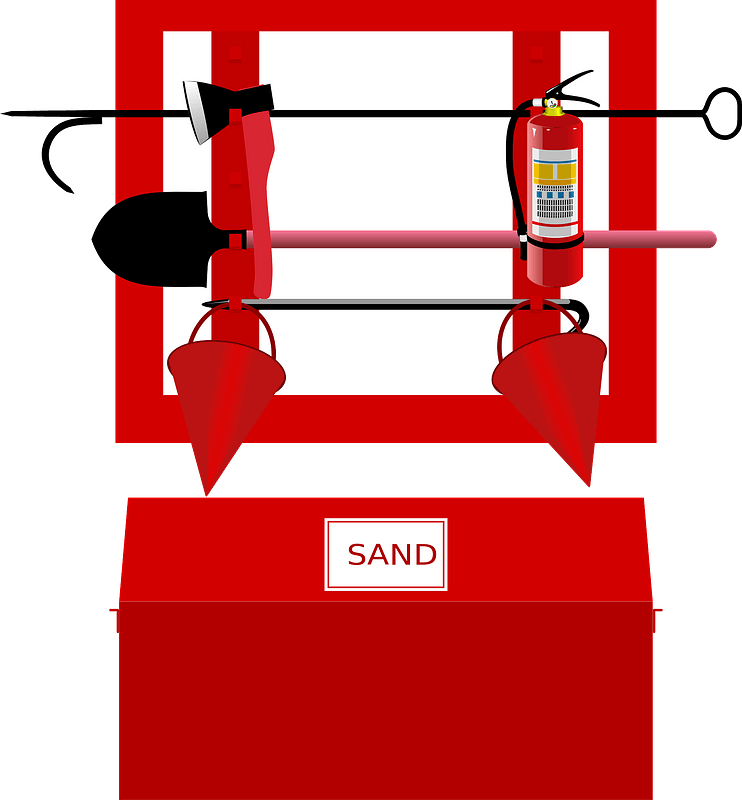 Fire-fighting equipment stand