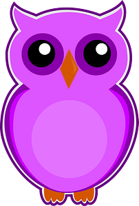 Purple owl