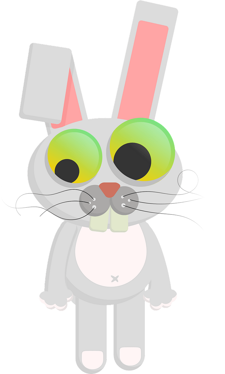Cartoon rabbit