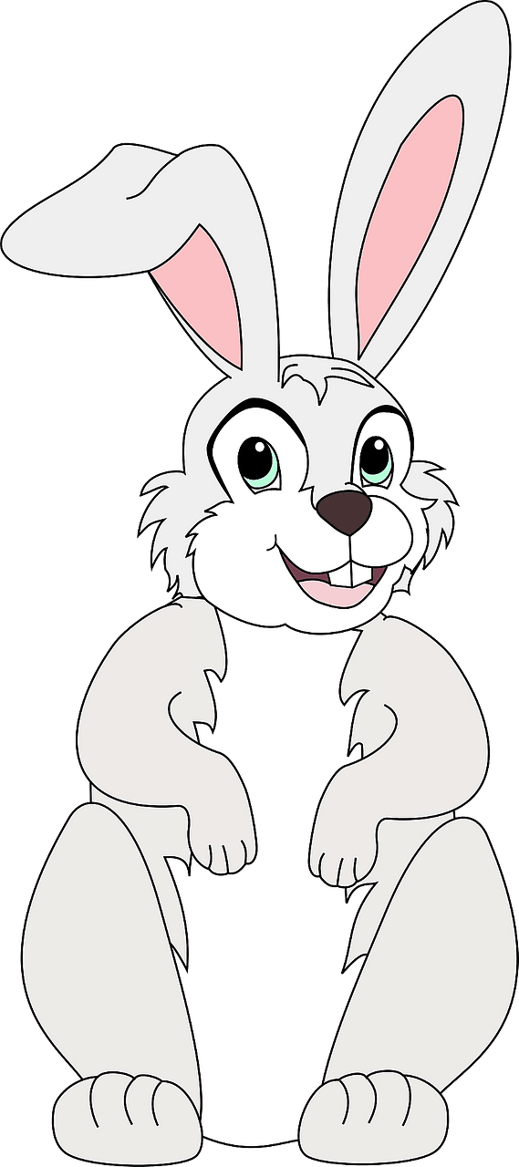 Cartoon rabbit
