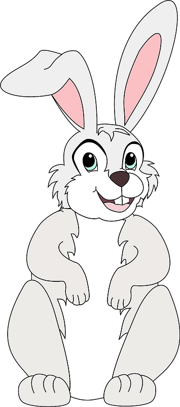 Cartoon rabbit