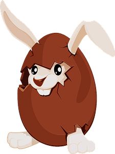 Rabbit in an egg