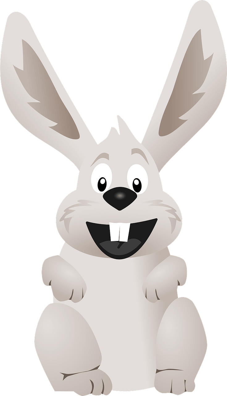 Smiling rabbit