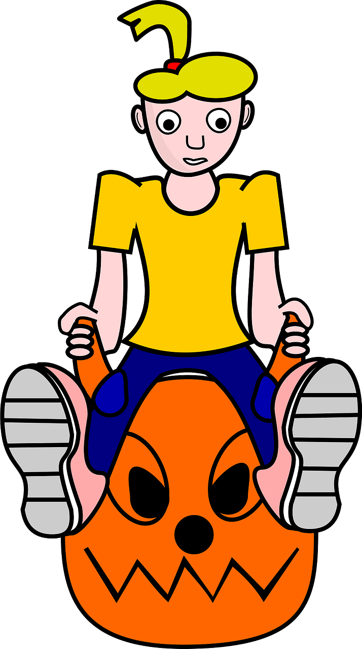Space hopper girl