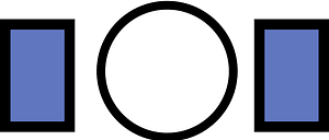 Circle and rectangles