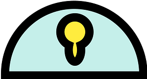 Keyhole hat
