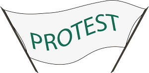 Protest banner