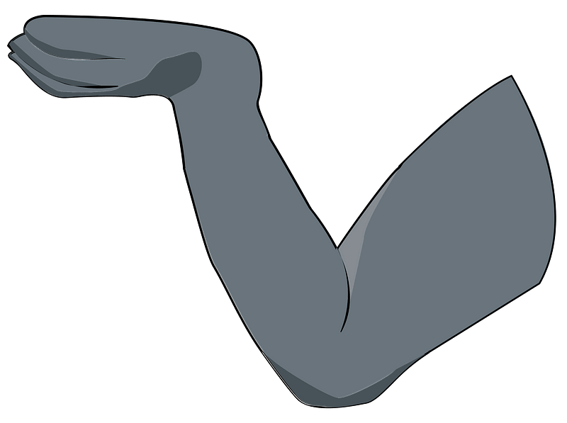 Wolf hand showing
