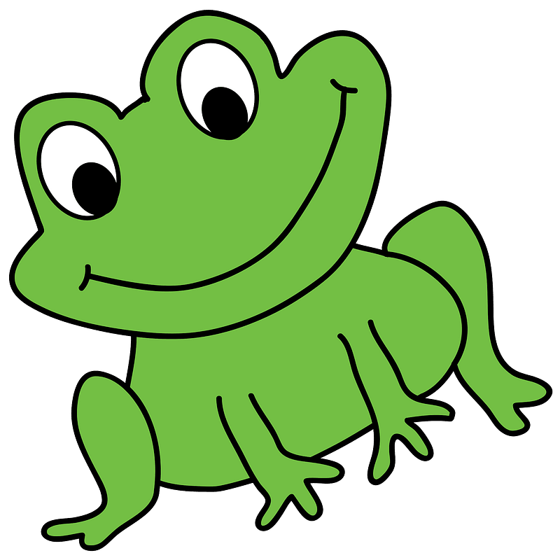 Cute frog