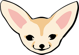 Fennec fox face