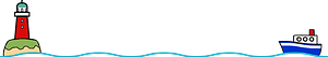 Lighthouse ship wave line