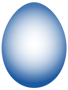 Dark Blue Easter egg